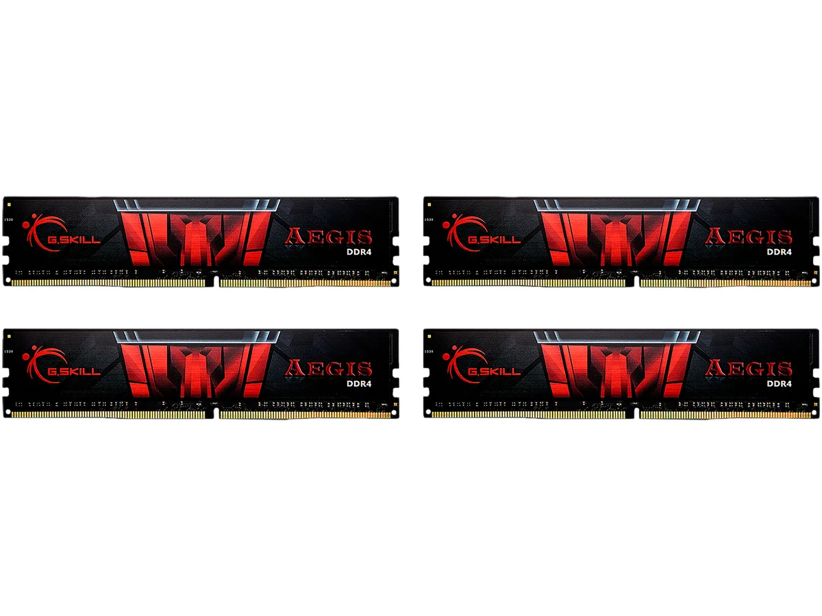G.SKILL G.SKILL F4-3200C16Q-32GIS 32GB (4 x 8GB) DDR4 3200 CL16 desktop RAM — product photo
