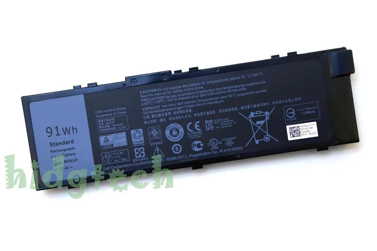 Beisite Beisite 91Wh 11.4V Li-ion battery 31CP7/60/64-2 for Precision 7510 7520 7710 7720 M7510 M7720 — product photo