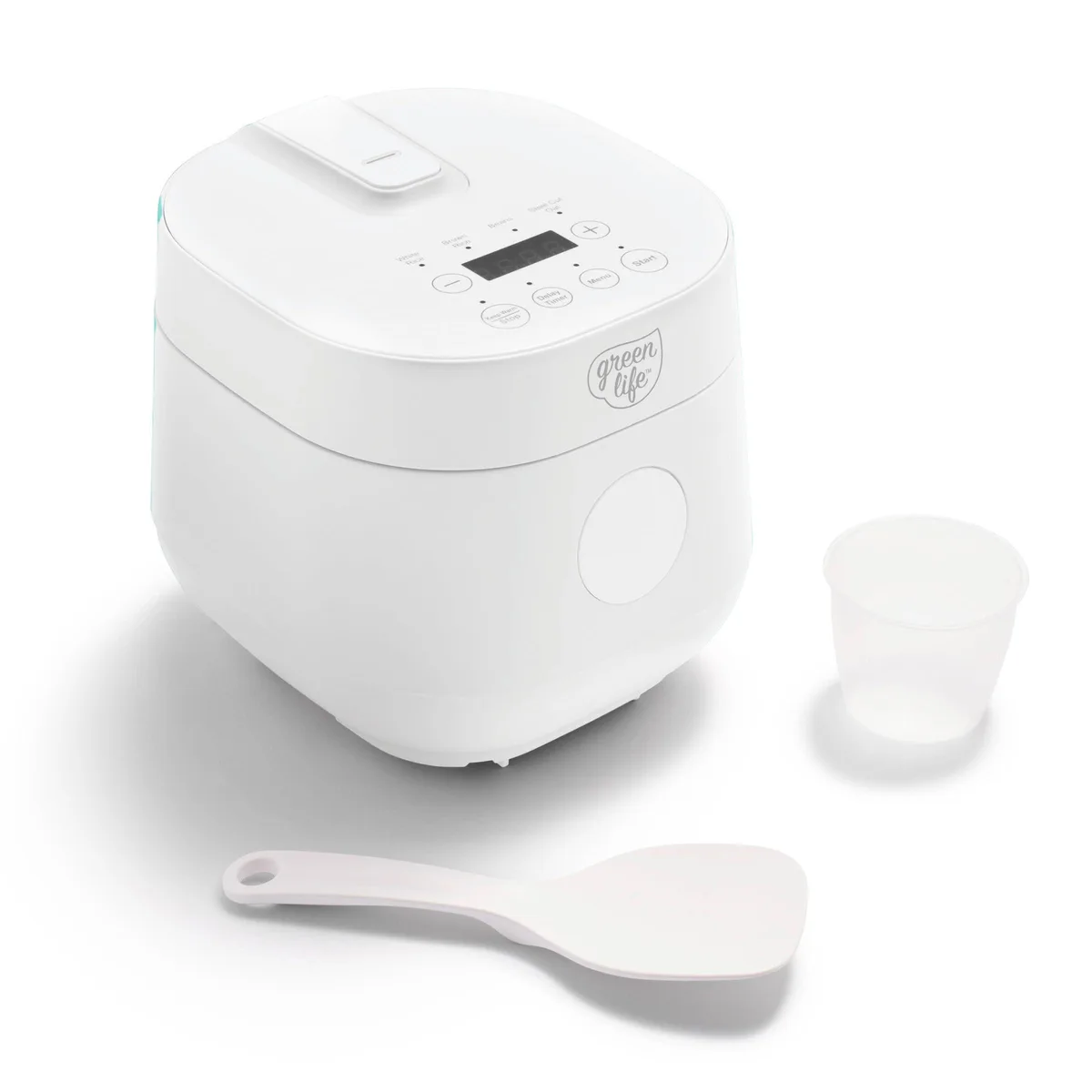 GreenLife Go Grains! CC004429-001 4-Cup Rice Cooker White — product photo