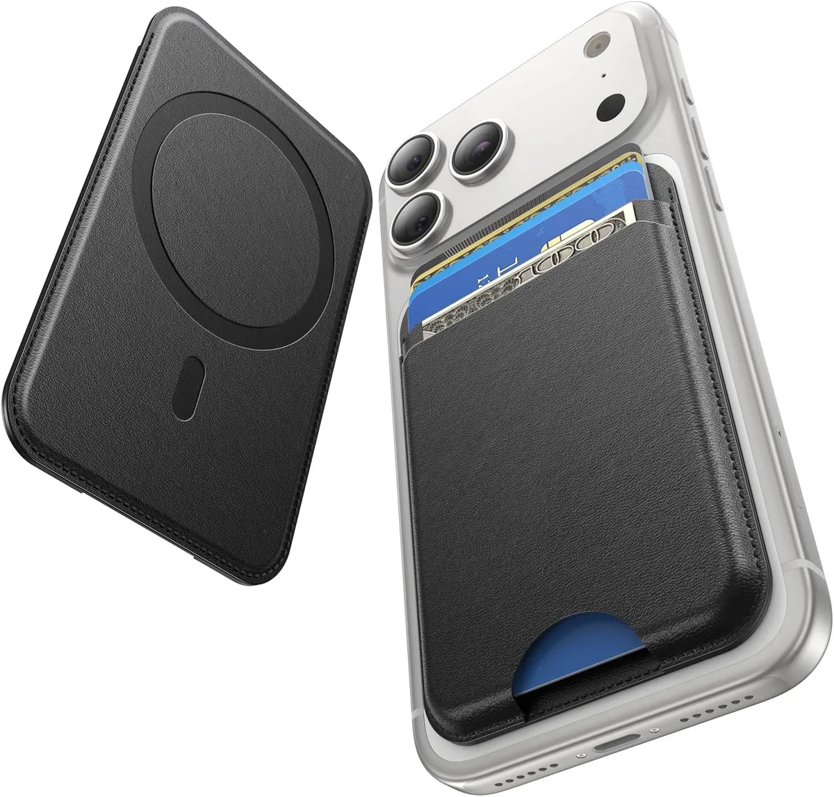 Viator Gear Slm260110 MagSafe Wallet Genuine Leather Black — product photo