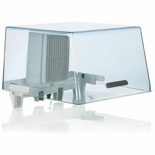 White enclosure with front grille and filter housing for Ultimaker S5 and S6 printers