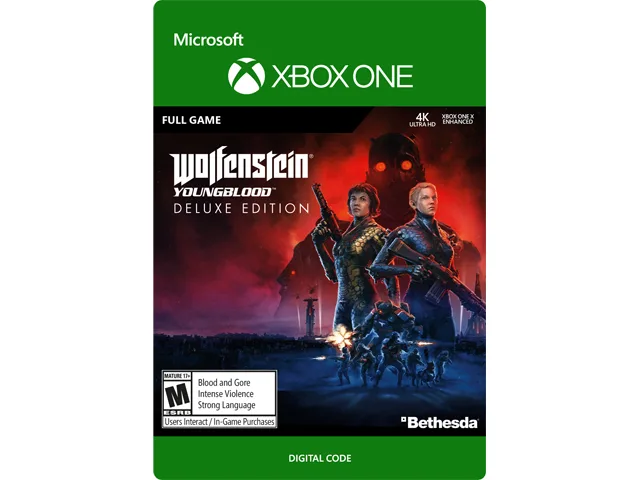 Bethesda Softworks Bethesda Softworks G3Q-00703 Wolfenstein: Youngblood Deluxe downloadable game — product photo