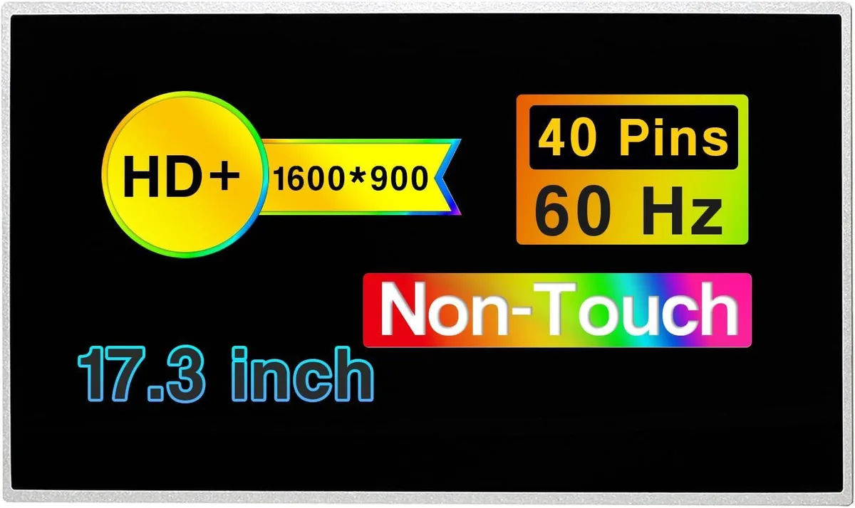 NUOLAISUN NUOLAISUN 17.3" B173RW01 V.5 V3 HD+ 1600×900 40 Pins Non-Touch Laptop Screen — product photo