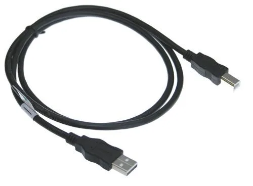 USBGear USBGear USBG-AB3B 10ft USB 2.0 A to B Cable Black — product photo