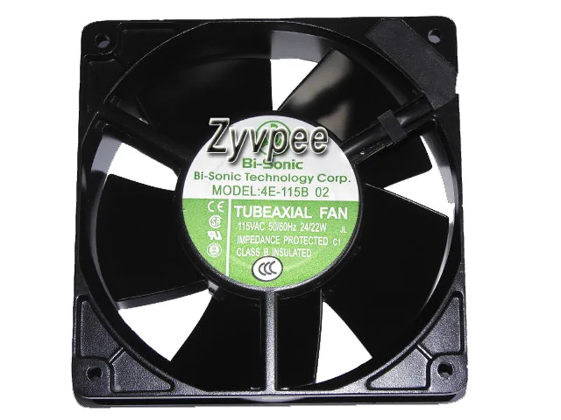 Zyvpee Zyvpee 4E-115B 120mm 38mm 2 Ball 2 Pin AC 115V Case Fan — product photo