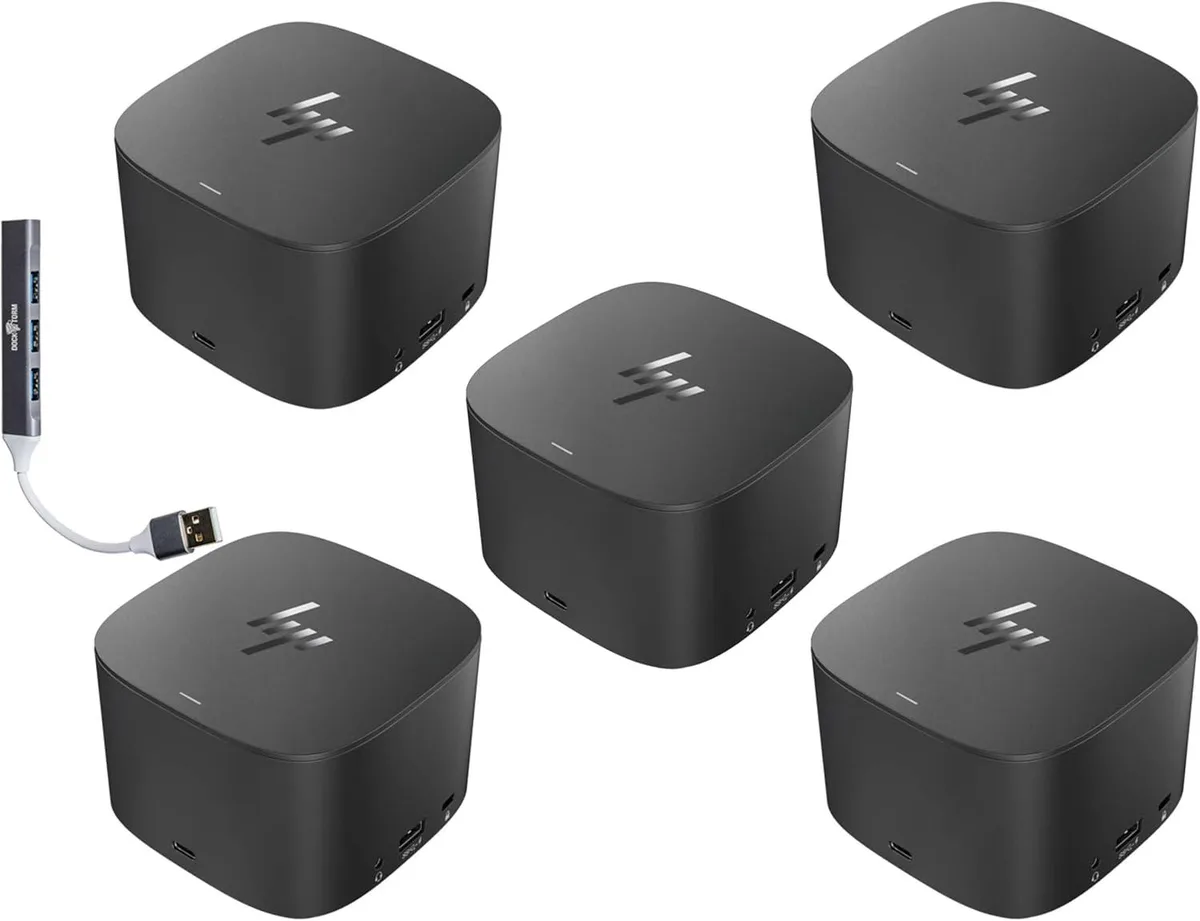 HP HP Thunderbolt Dock G2 230W 3VL22AV#ABA Docking Station with Dockztorm Hub 5 Pack — product photo