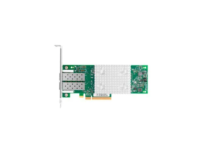 QLogic Corp. QLogic Corp. QLE2742-SR-CK 2700 Series 2x 32Gb Fiber Channel SFP+ Host bus adapter — product photo