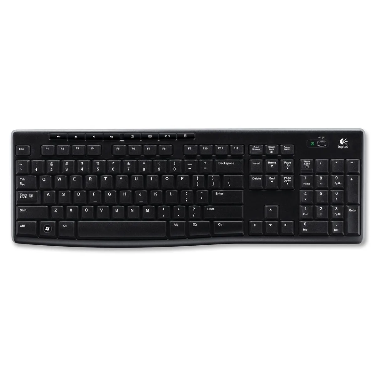 Logitech Logitech K270 Wireless Keyboard 920-003051 Black — product photo