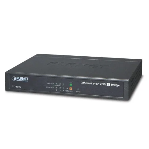 PLANET PLANET VC-234G 4-Port Gigabit VDSL2 Switch Module 30a G.vectoring RJ11 — product photo