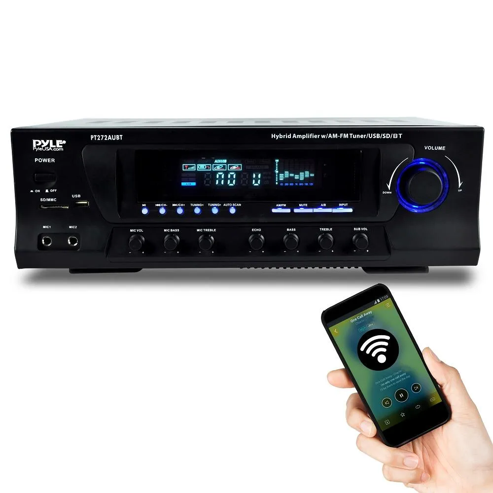 Pyle Pyle PT272AUBT Hybrid Amplifier Receiver Bluetooth 2.1 300W — product photo