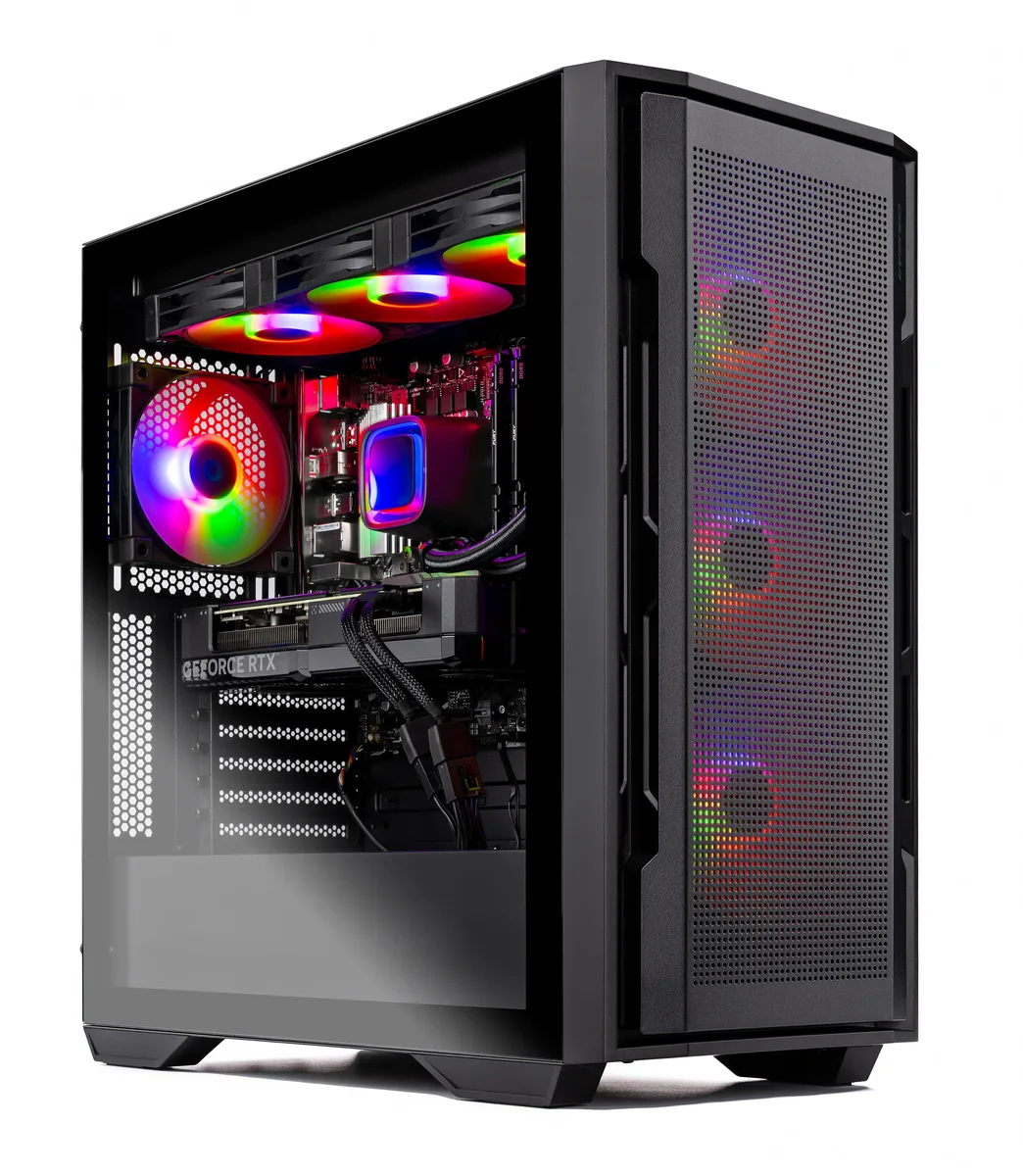Skytech Skytech Rampage Ryzen 7 7800X3D RX 9070 XT 24GB DDR5 1TB NVMe gaming PC — product photo