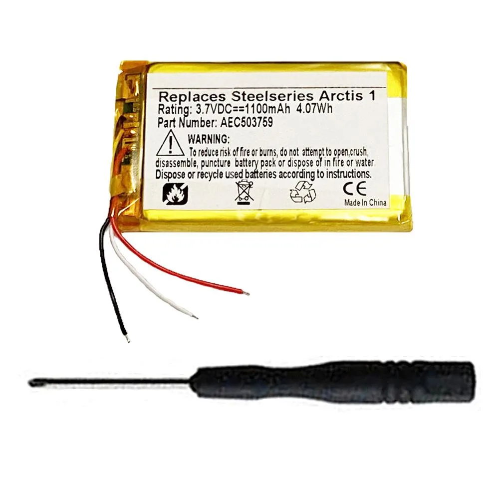 MPF Products MPF Products AEC503759 Battery Replacement 3.7V 1100mAh 4.07Wh — product photo