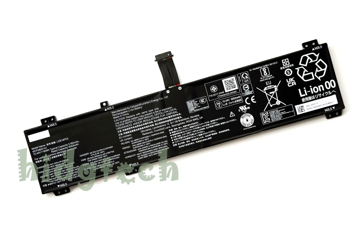 Beisite Beisite L22B4PC0 L22C4PC0 L22M4PC0 80Wh laptop battery — product photo