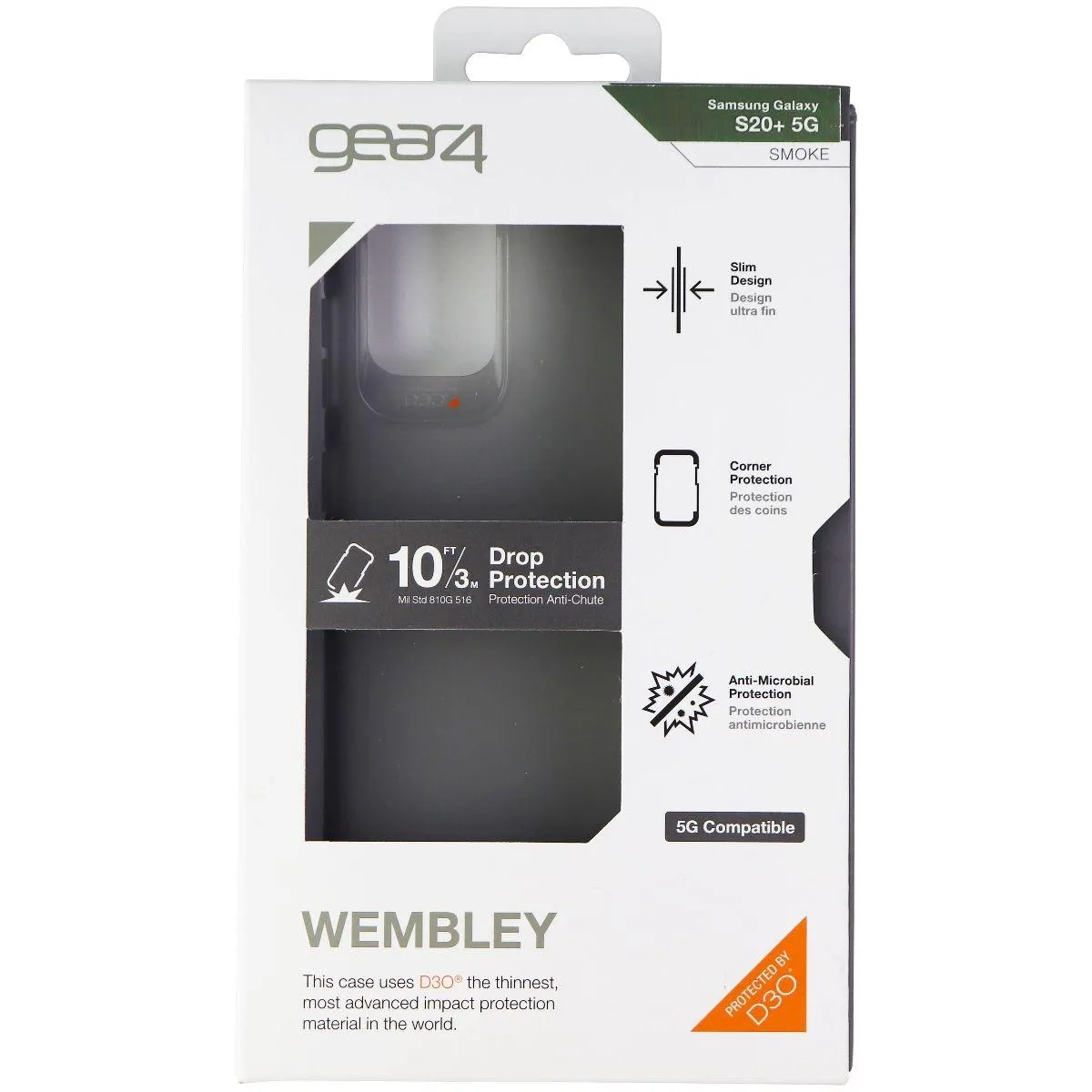 ZAGG ZAGG Wembley Palette Soft Case Samsung Galaxy S20+ 5G Smoke — product photo