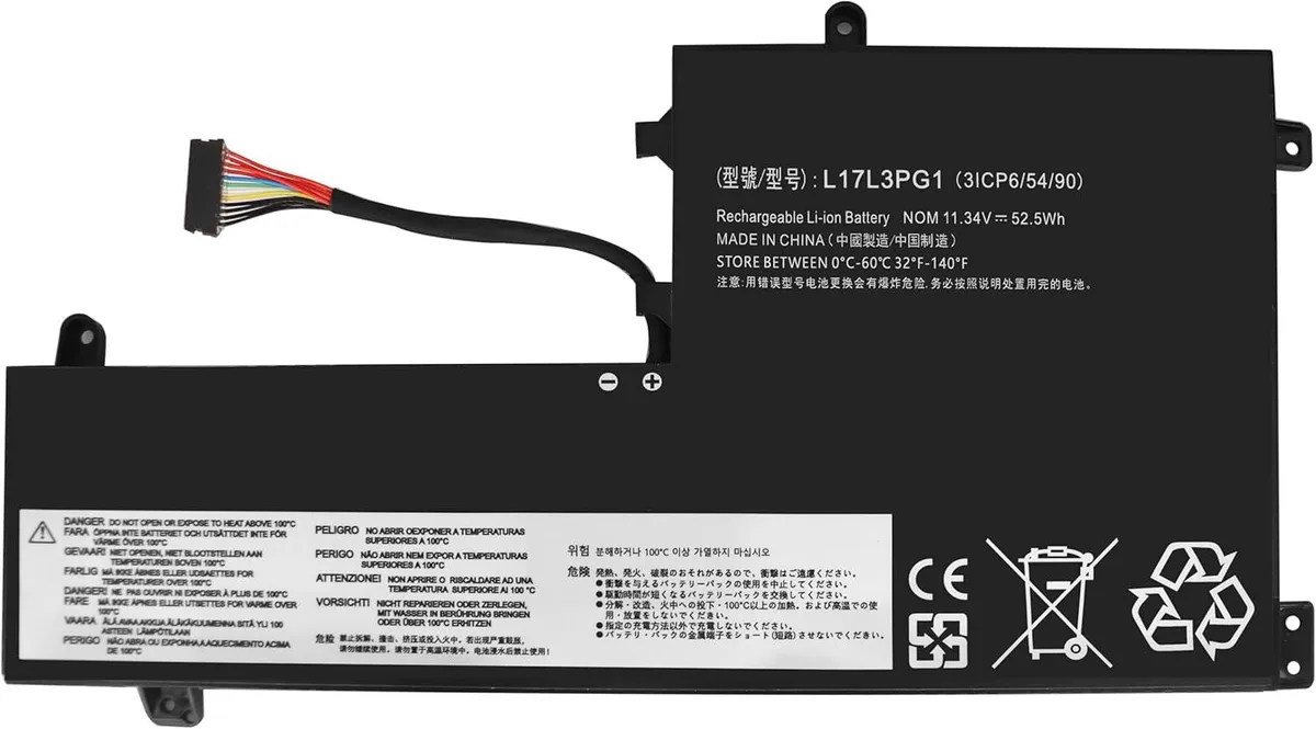 LXHY LXHY L17M3PG1 11.34V 4630mAh laptop battery — product photo