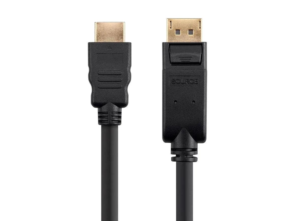 Monoprice Inc. Monoprice Inc. 113371 DisplayPort 1.2a to HDMI cable 6 ft — product photo