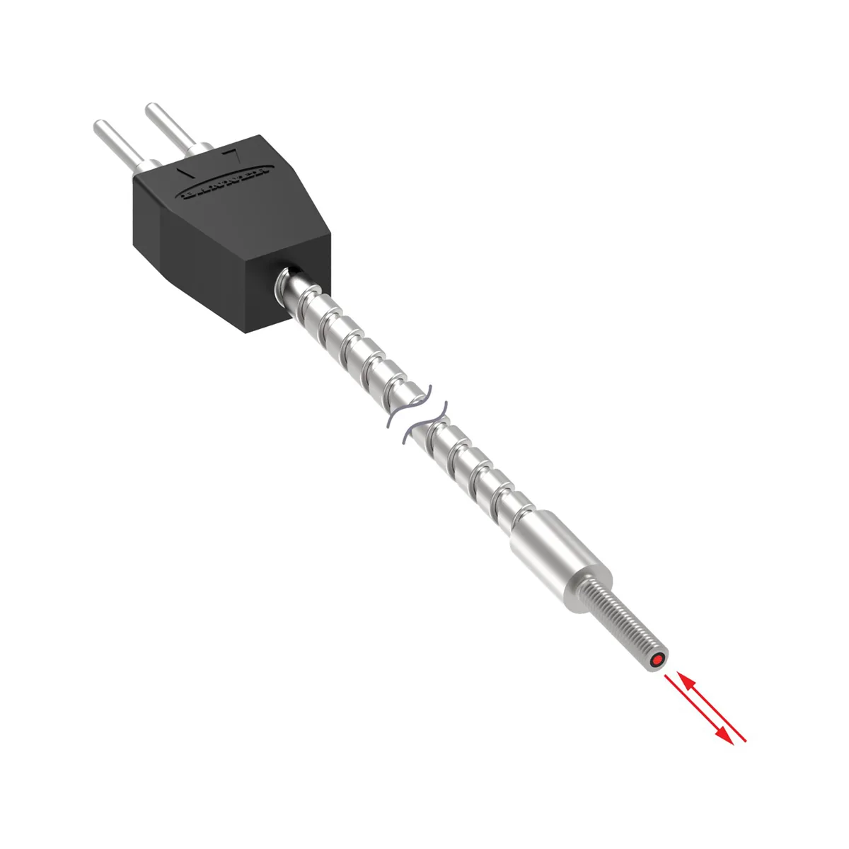 Banner Banner PBCT23TS Fiber Optic Sensor 1 m .5 mm core M4 thread — product photo