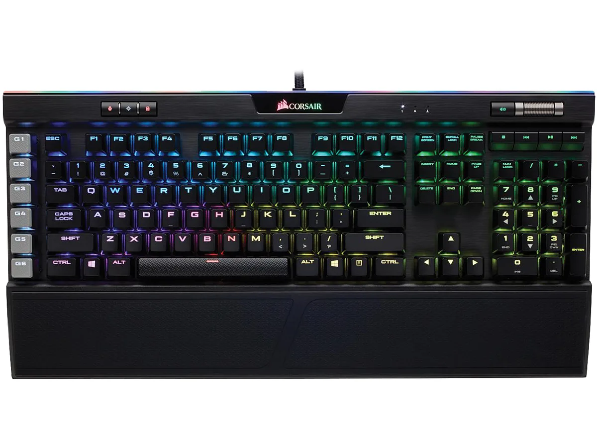 Corsair Corsair K95 RGB PLATINUM CH-9127014-NA Gaming Keyboard Cherry MX Speed Black — product photo