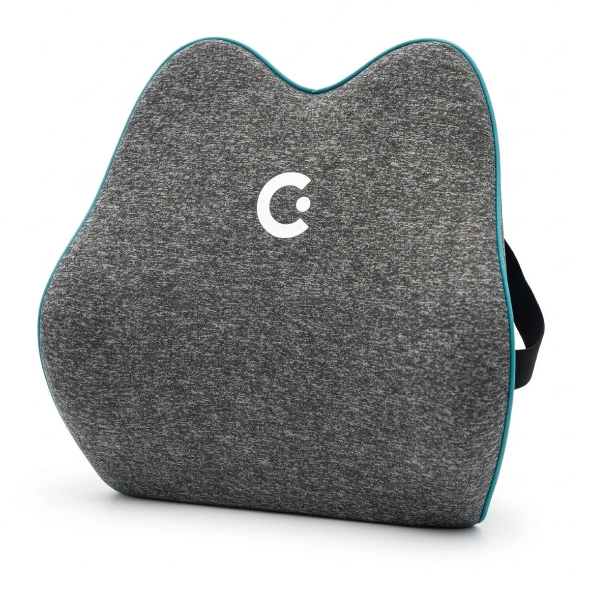 Small black neck support cushion with mesh cover and adjustable strap, pack of 10