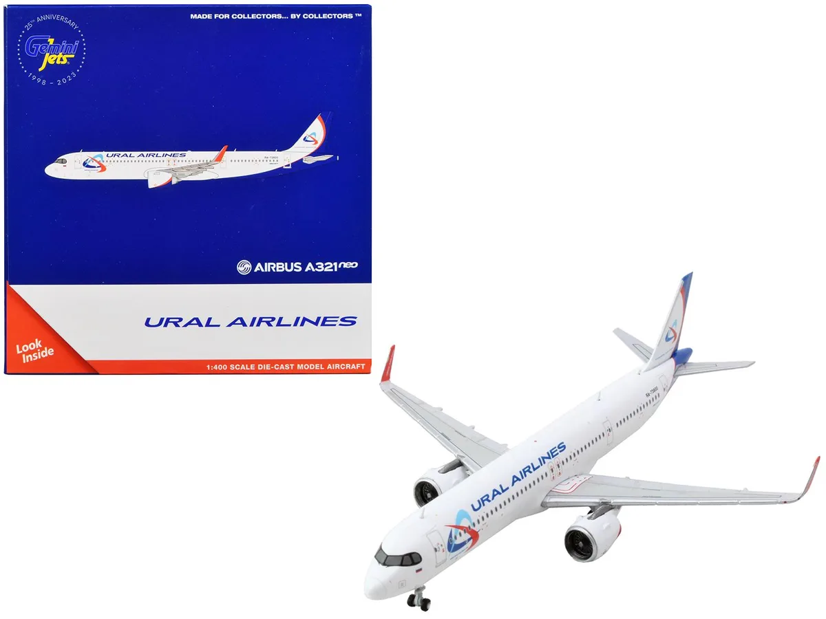 GeminiJets GeminiJets Airbus A321neo Ural Airlines RA-73800 1/400 Diecast Hobby Collectible — product photo