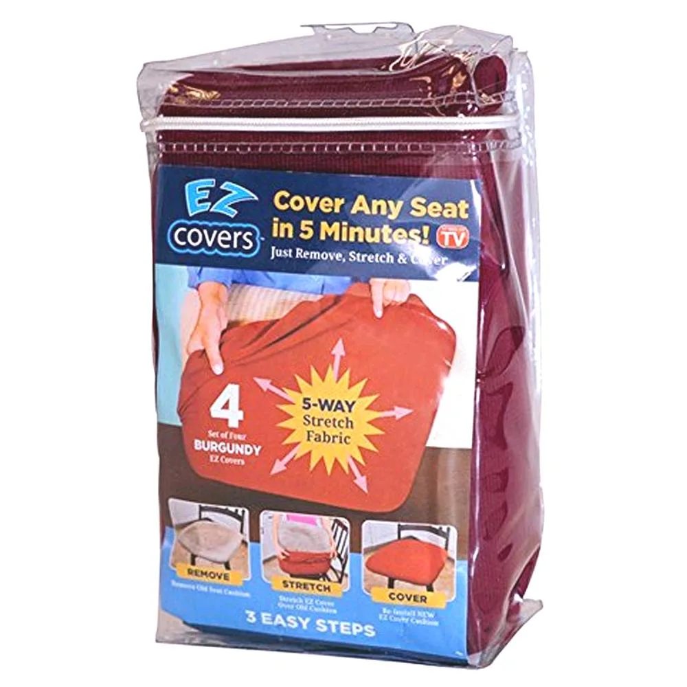 TVTime Direct TVTime Direct EZ Cover Seat Cover Burgundy .6500 — product photo