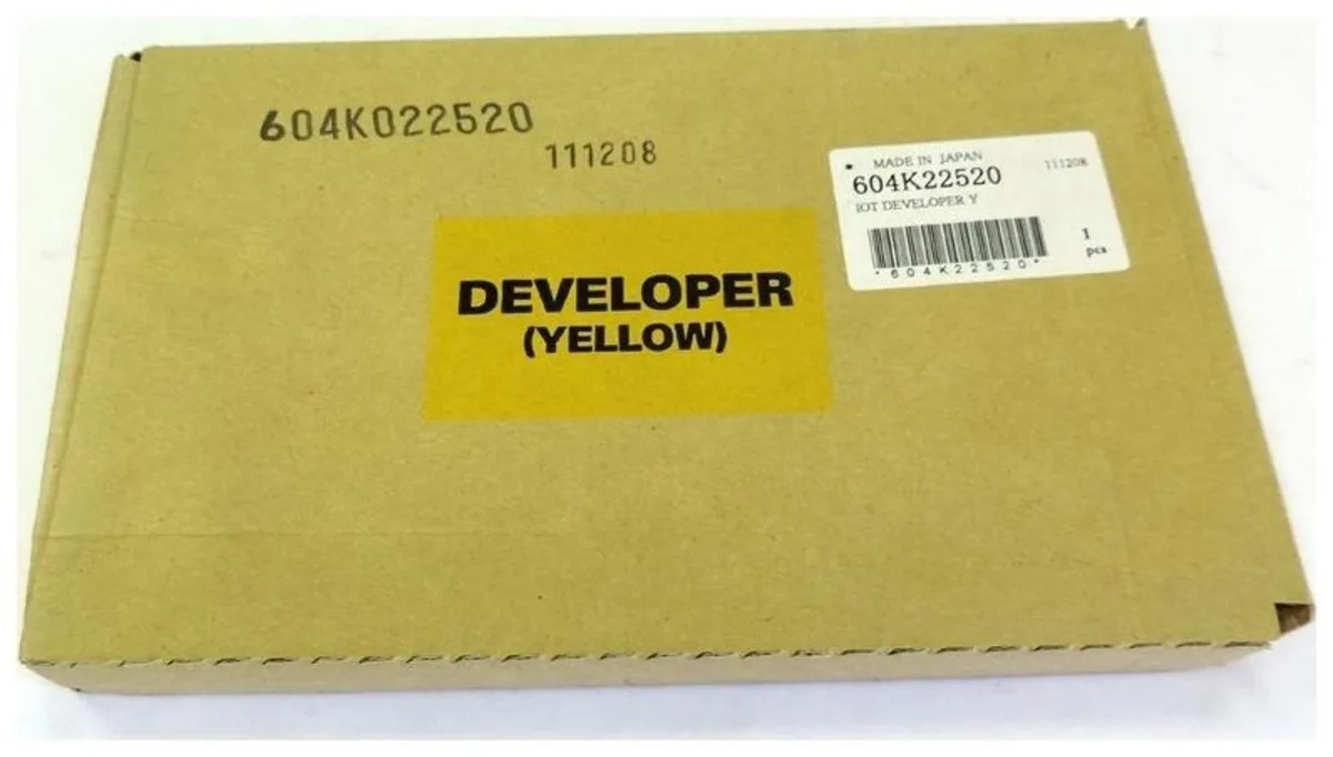 XEROX Xerox 604K22520 Yellow Developer toner cartridges (genuine brands) — product photo