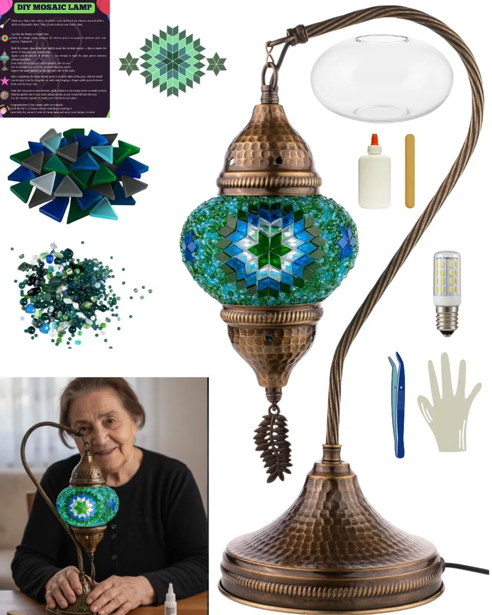  DEMMEX Turkish Mosaic DIY Kit 15 in 1.48 kg — product photo