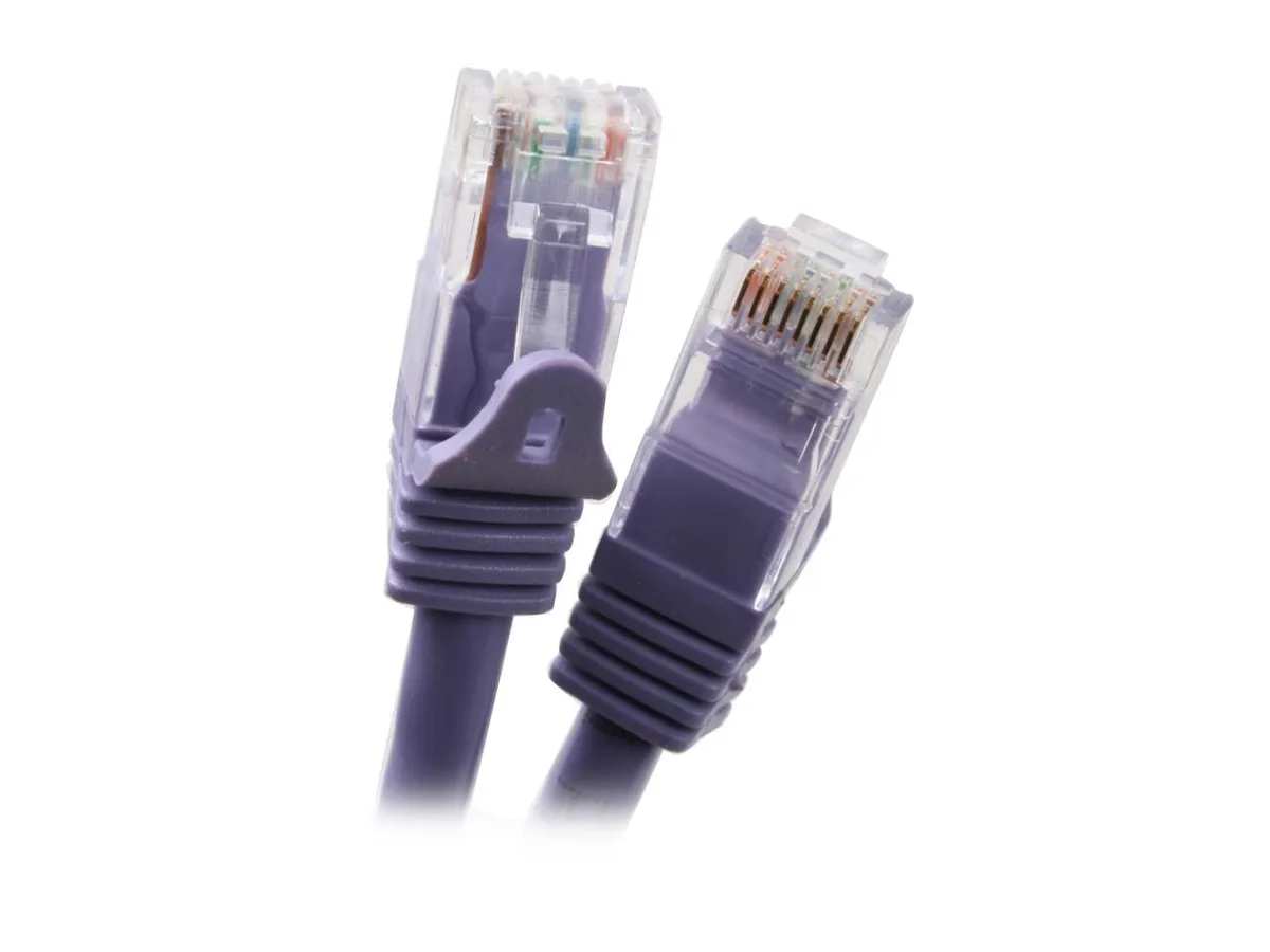 sakose sakose C6EB-100P network ethernet cable Cat 6 100 ft Purple 550 MHz 24 AWG — product photo