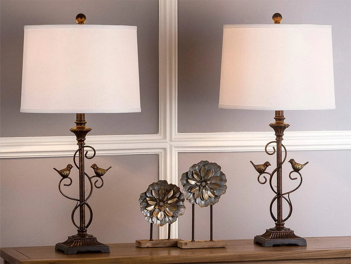 Wenger Wenger Oil-Rubbed Bronze 28-inch Table Lamp Set of 2 — product photo