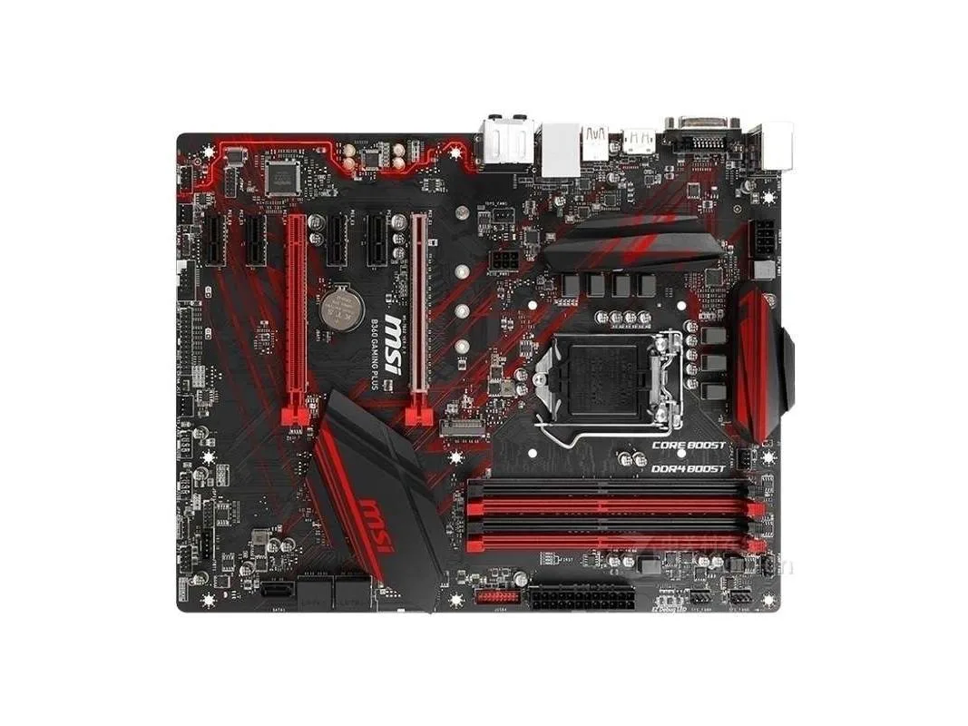 MSI MSI B360 GAMING PLUS LGA 1151 DDR4 64GB ATX Intel motherboard — product photo