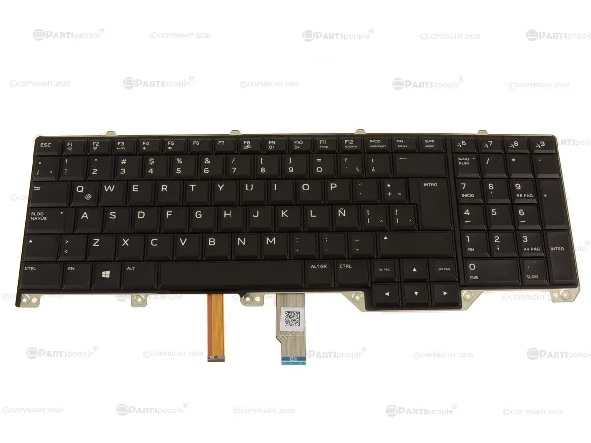 DELL DELL Alienware 17 R5 Backlit Keyboard Spanish 18JFN — product photo