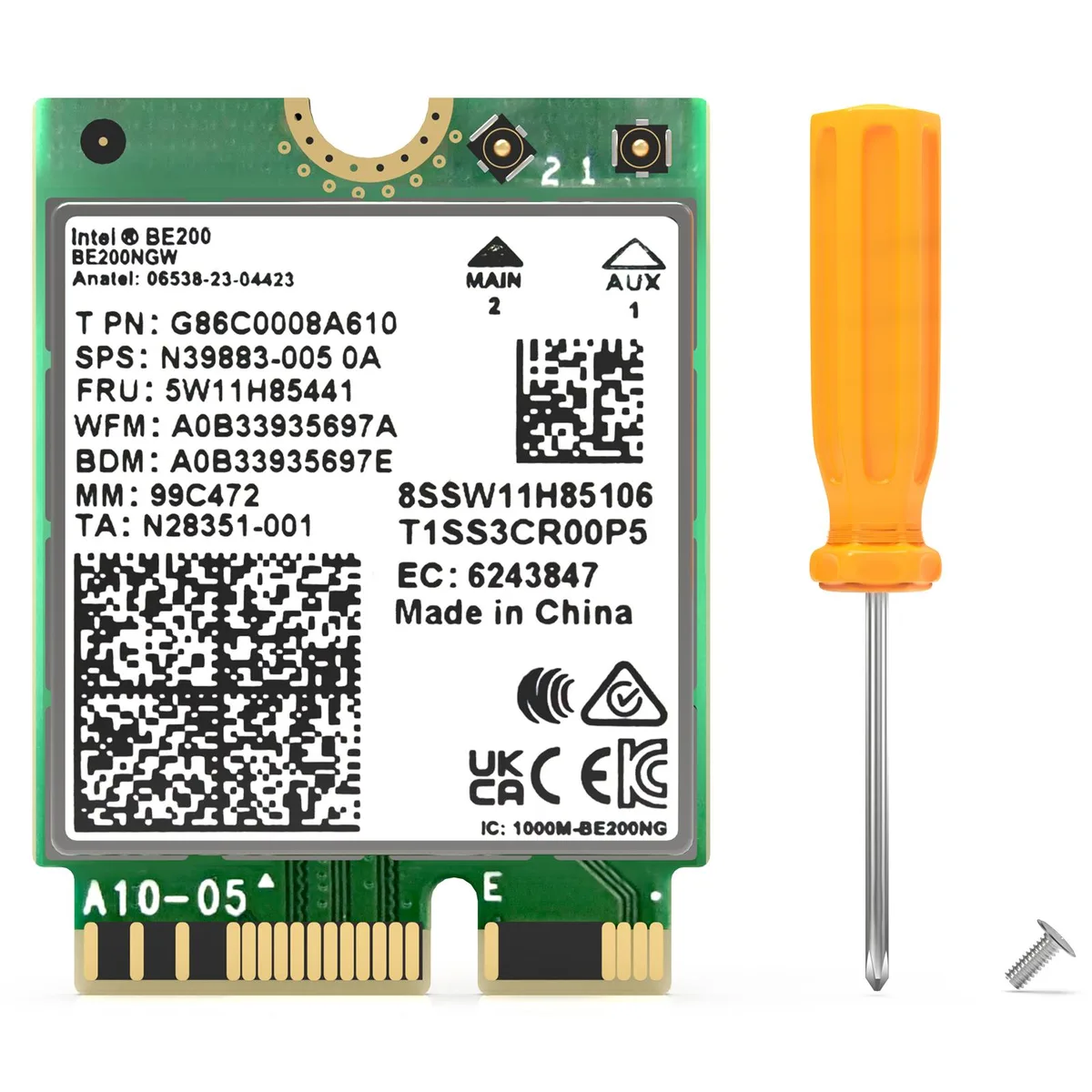 Wavlink Wavlink WN685BE3M-A Wi-Fi 7 tri-band M.2 adapter — product photo