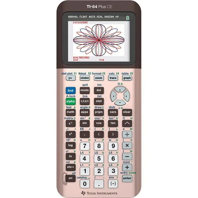 Texas Instruments Texas Instruments 84PLCE/TBL/1L1/AL Rose Gold Educational Supply — product photo