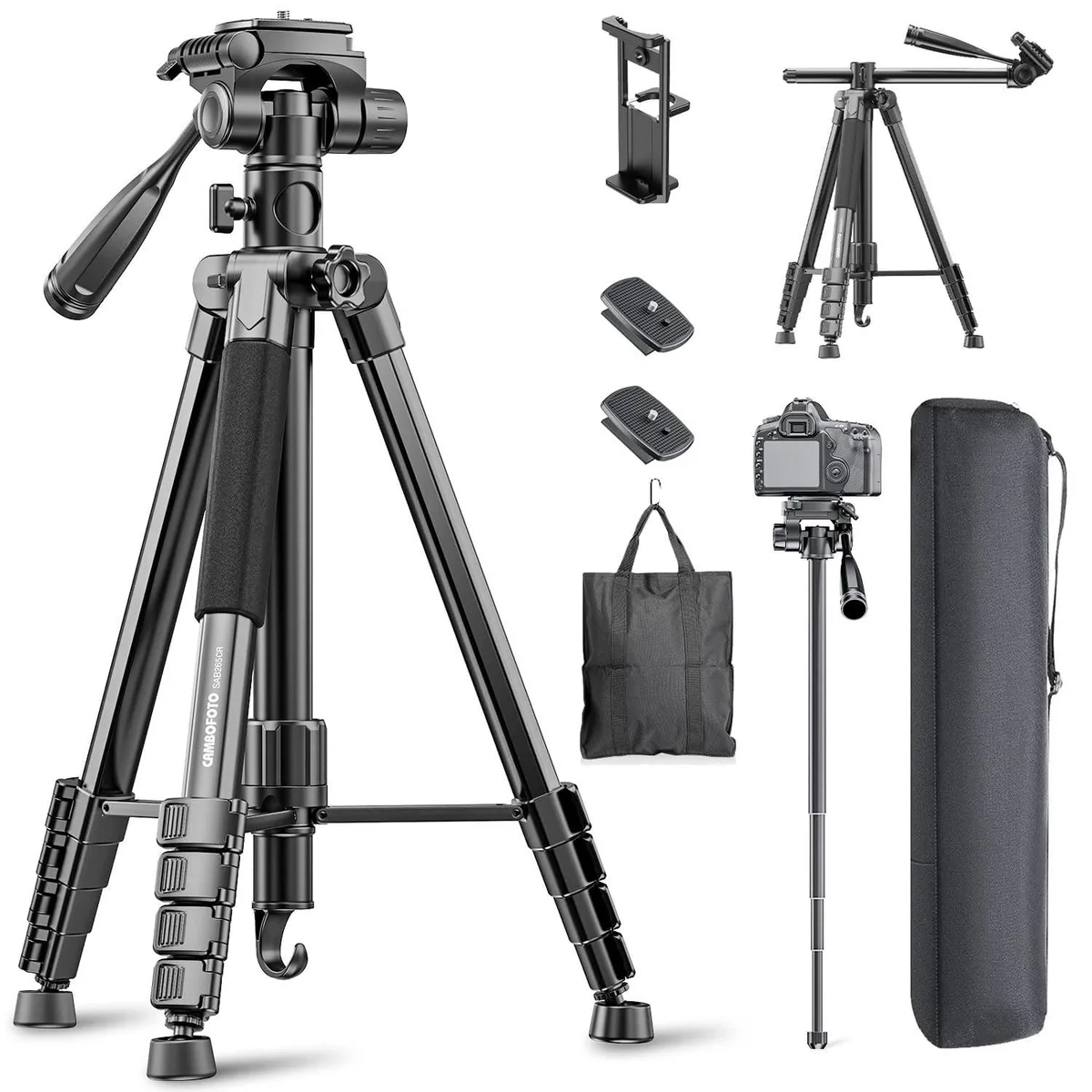 Cambofoto Cambofoto SAB265B. 73.3" 2 in 1 accessory — product photo