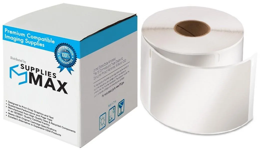 SuppliesMax SuppliesMax Dymo 30323 Compatible Labels White 2.1in x 4in 220 Labels — product photo
