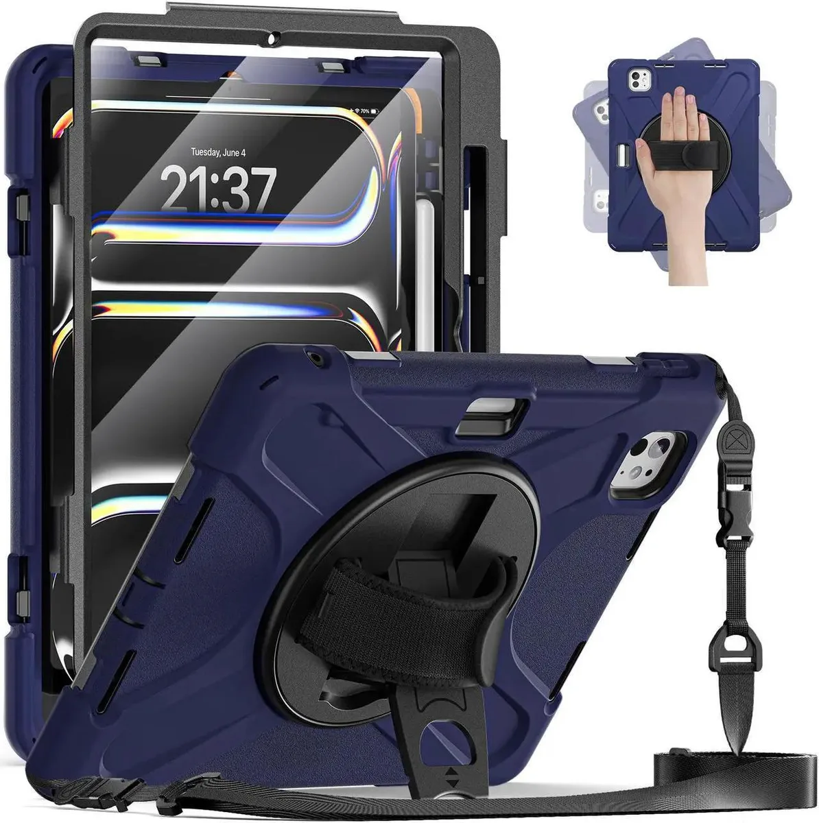 BONAEVER BONAEVER A3357/A3358/A3359 iPad accessory 11 inch 2024 2025 Navy Blue — product photo