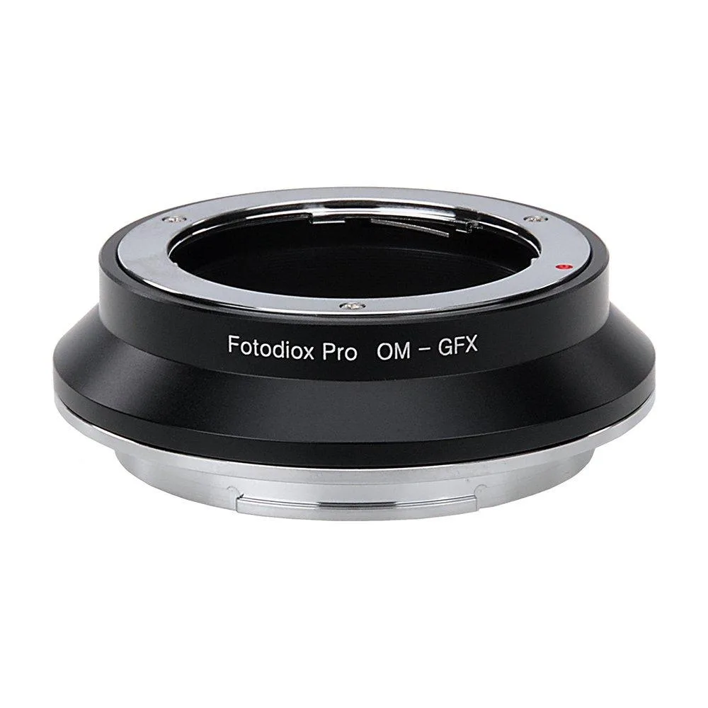 Fotodiox Fotodiox Pro Lens Mount Adapter Olympus Zuiko OM 35mm SLR to G-Mount GFX — product photo