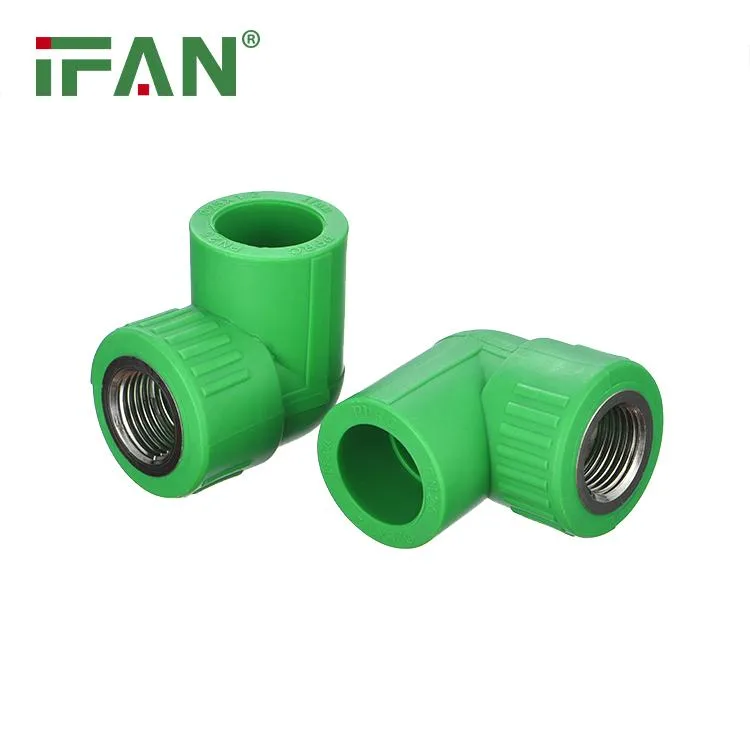 ifan ifan 20mm Brass Insert Elbow PPR Fitting PN25 75°C — product photo