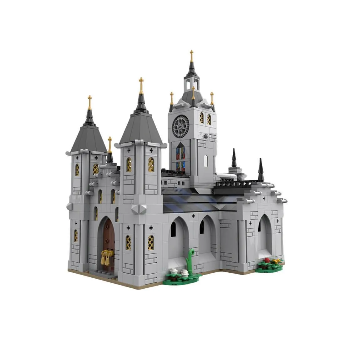 ZITIANYOUBUILD ZITIANYOUBUILD MOC-192638 Medieval Church Building Blocks 1445PCS — product photo
