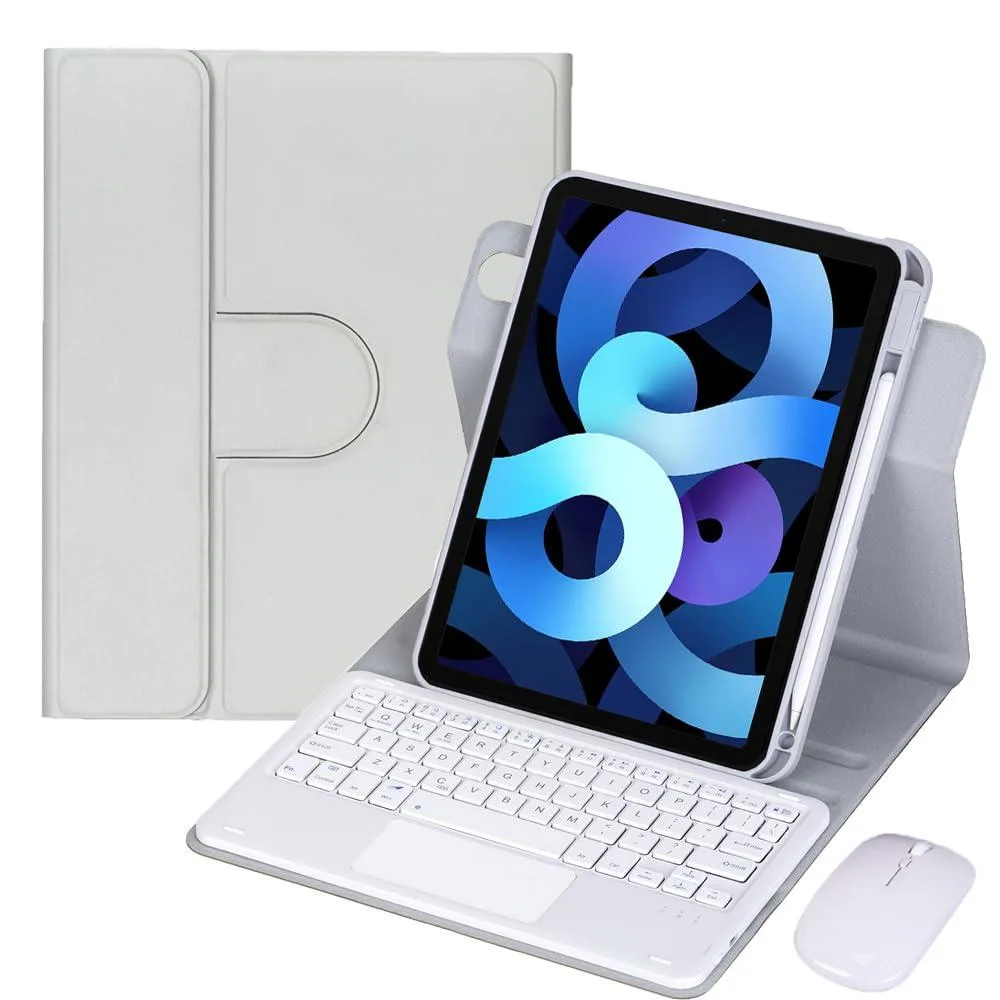 Timoom Timoom 360° Rotatable Keyboard Case with Trackpad &amp; Pencil Slot for iPad Air 10.9" 2020/2022 Gray — product photo