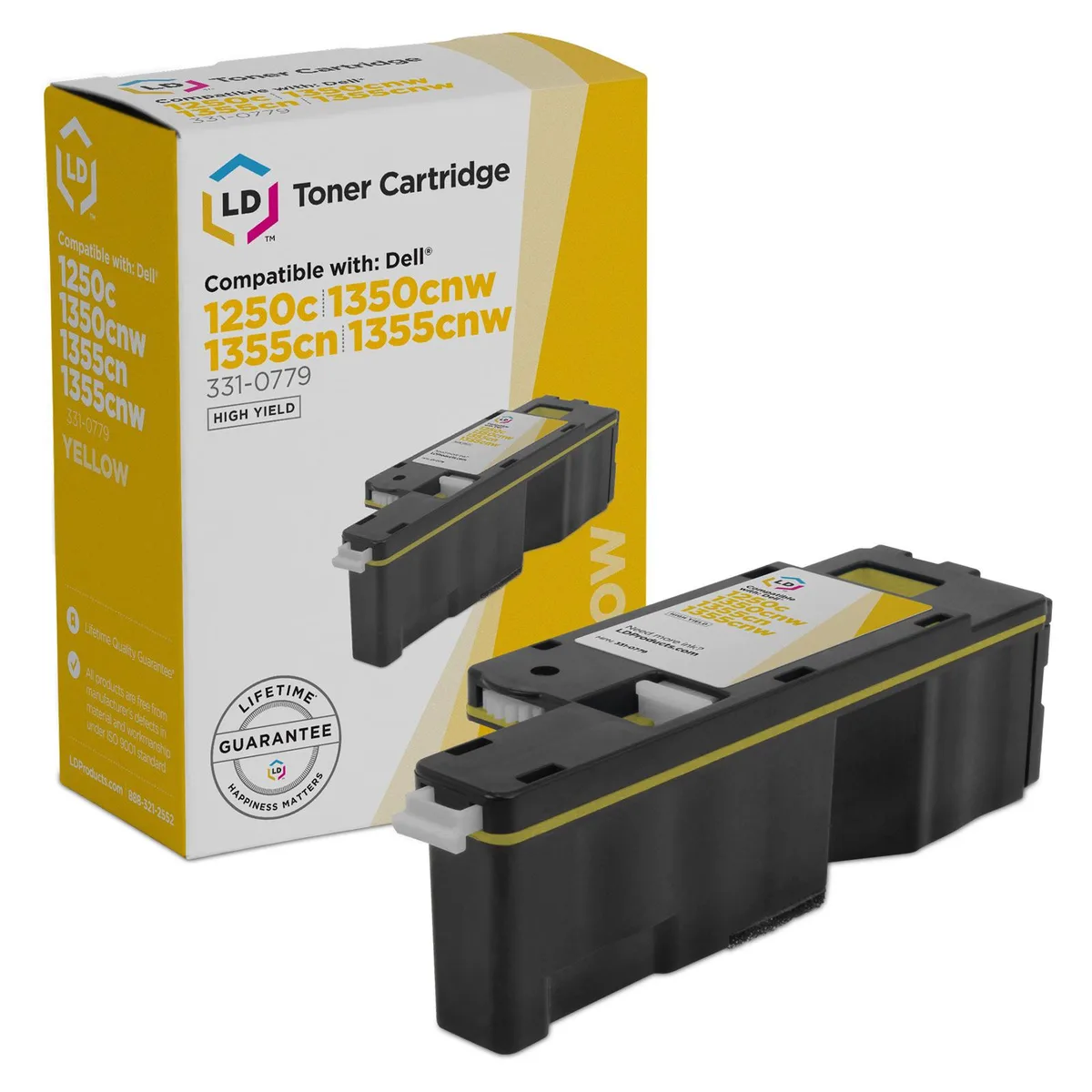 LD Products LD Products Compatible Toner Cartridge for Dell 331-0779 High Yield Yellow — product photo