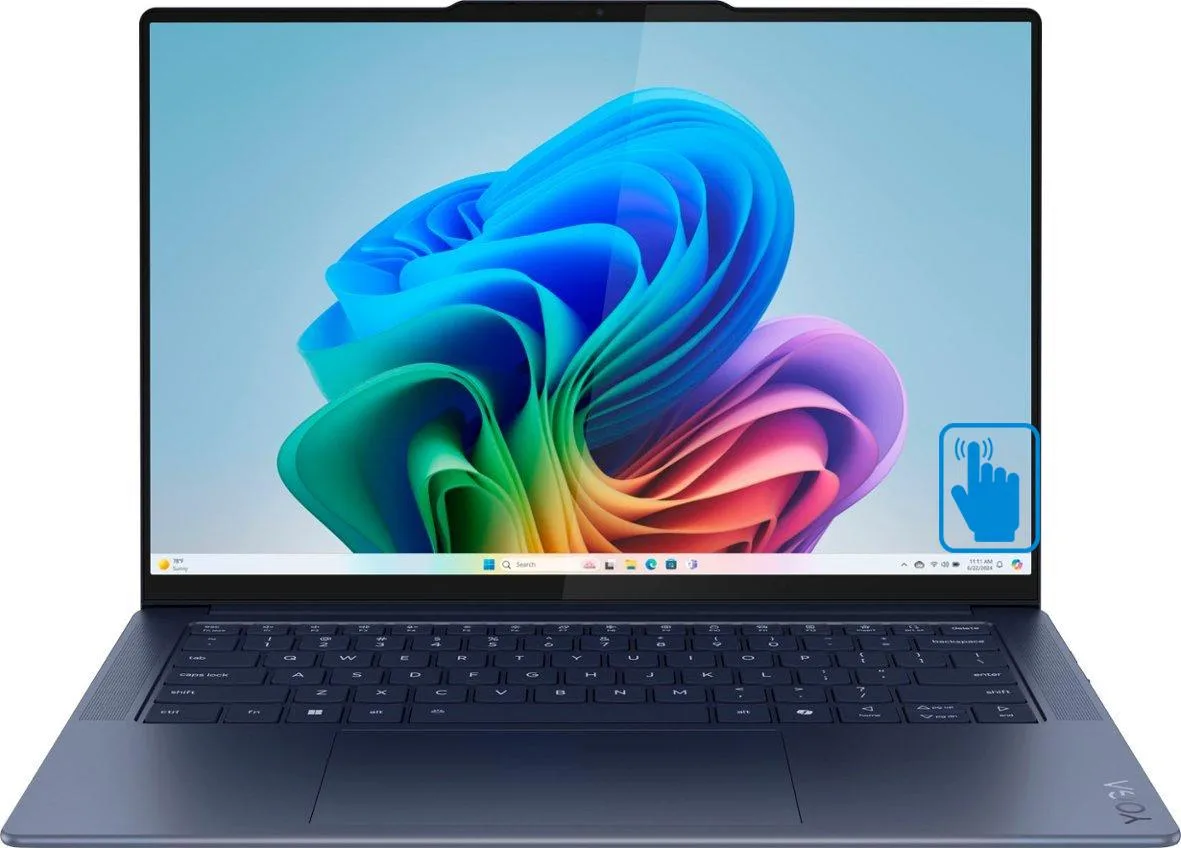 Lenovo Lenovo Yoga Slim 7x Gaming Laptop Cosmic Blue 14.5 OLED Touchscreen Snapdragon X Elite 16GB — product photo