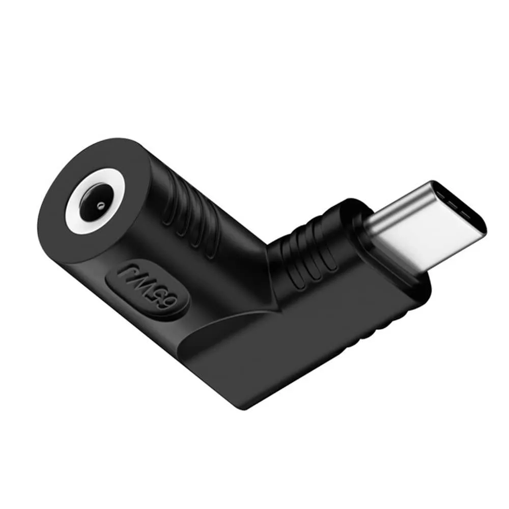 Fervit Fervit DC Jack 4.8x1.7mm to USB-C 90° 65W Power Adapter — product photo