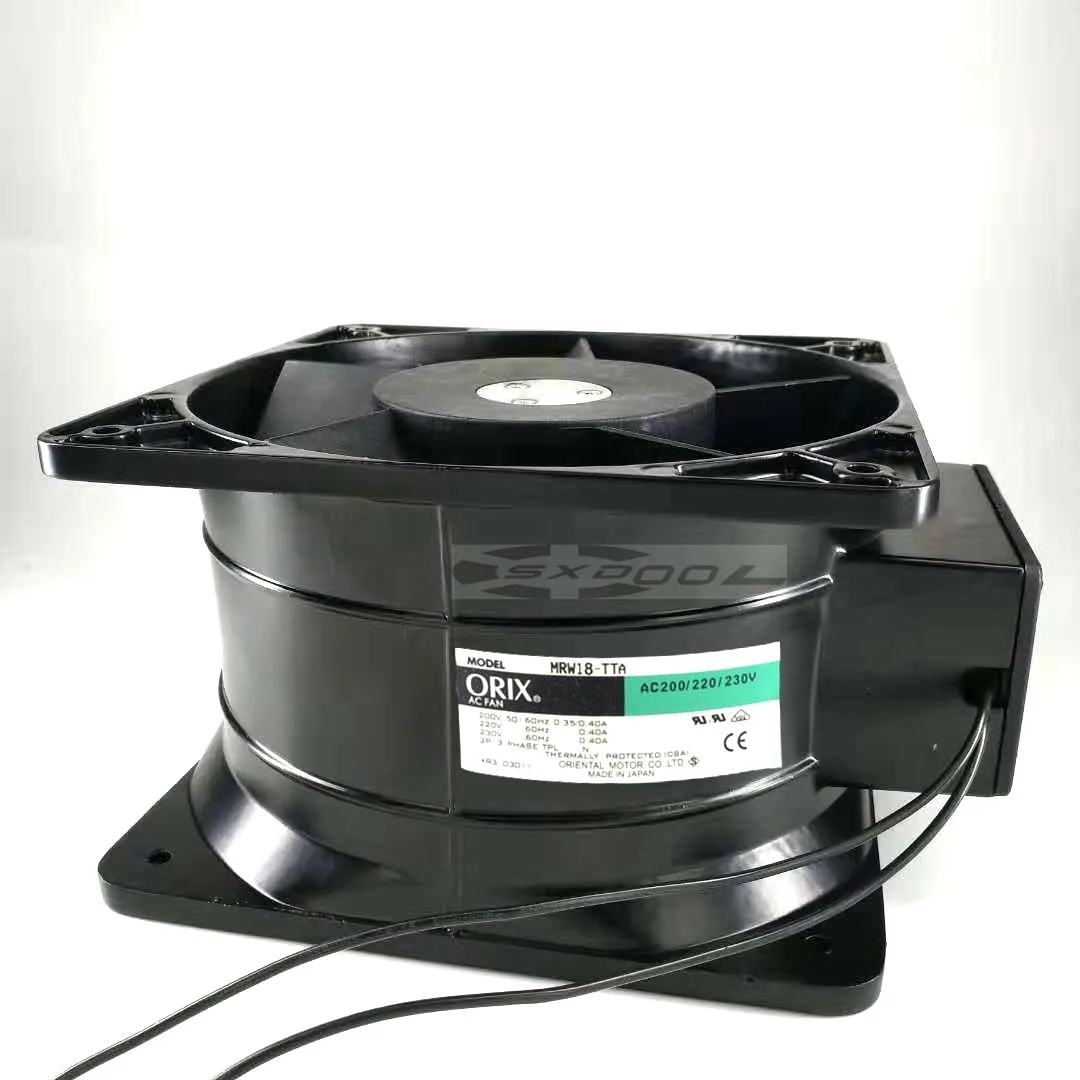 SXDOOL SXDOOL ORIX MRW18-TTA 180mm 230V 190CFM 2850RPM case fan — product photo