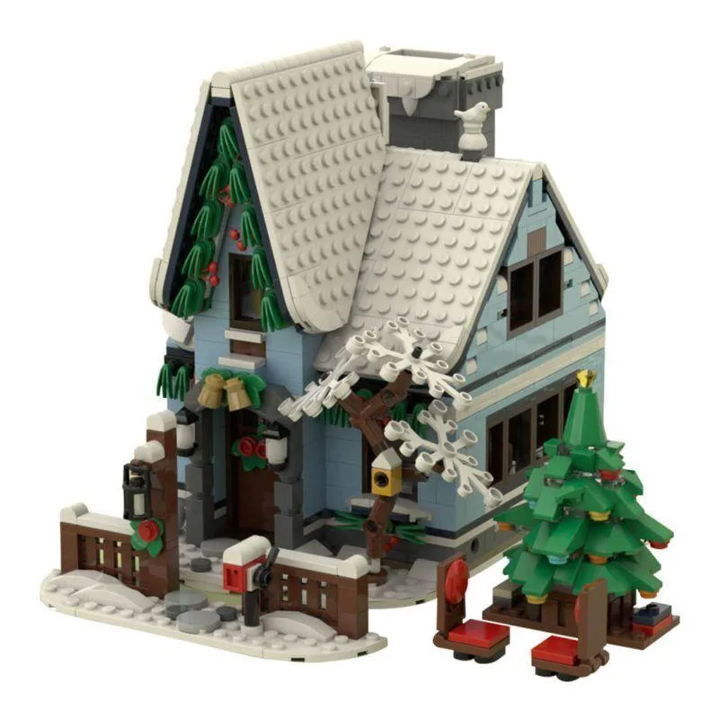 ZITIANYOUBUILD ZITIANYOUBUILD MOC-92758 Winter Cabin 1400 Parts Building Set — product photo