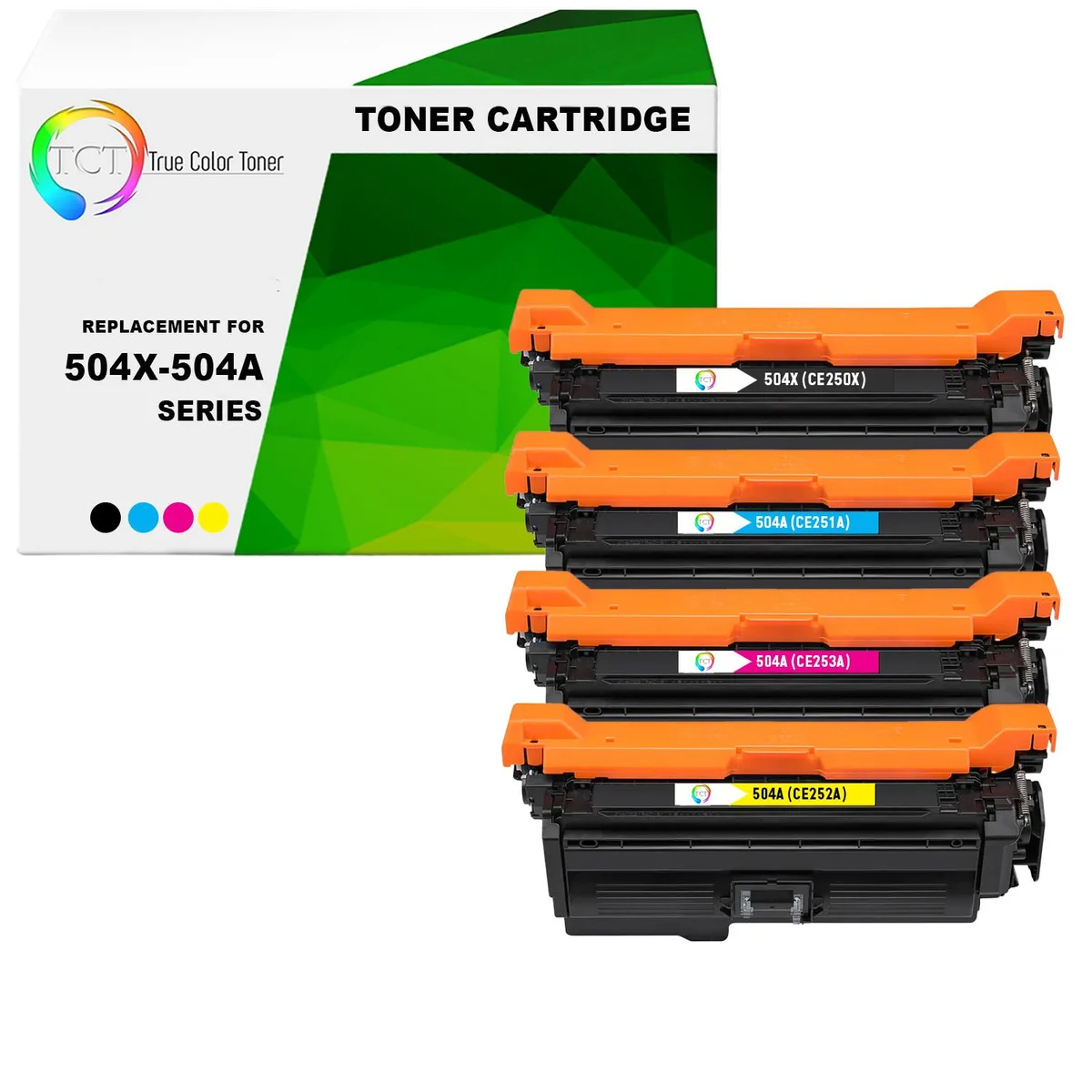 True Color Toner True Color Toner 504X 504A 4-Pack High Yield Toner Cartridge — product photo