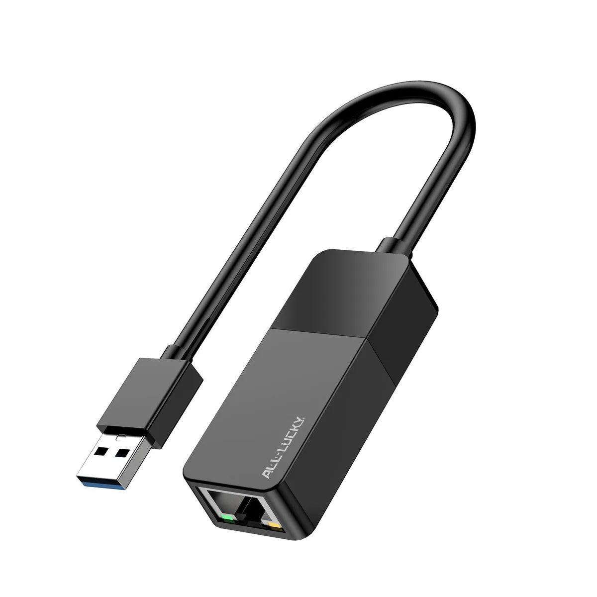  USB 3.0 to Gigabit Ethernet Adapter Black — product photo