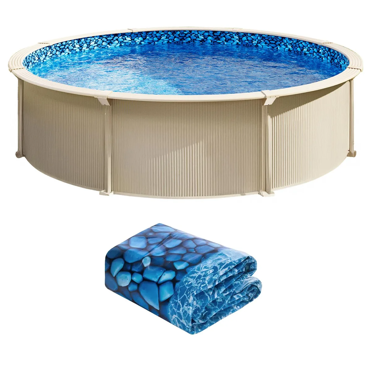 VEVOR VEVOR 21-ft Round Pool Liner 52in Wall 0.32 Gauge Unibead — product photo
