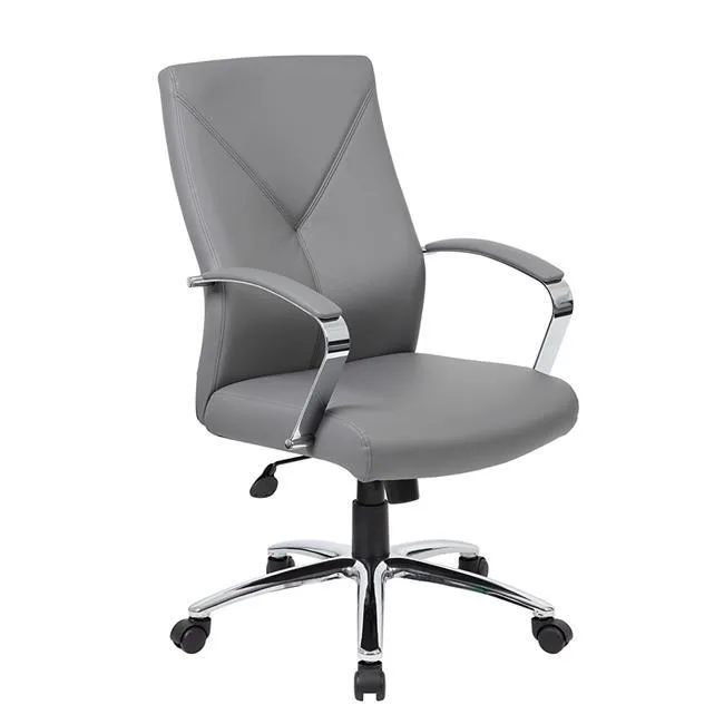 BOSS Office Products BOSS Office Products B10101-GY Executive Chair Grey 44x27x29 office furniture — product photo