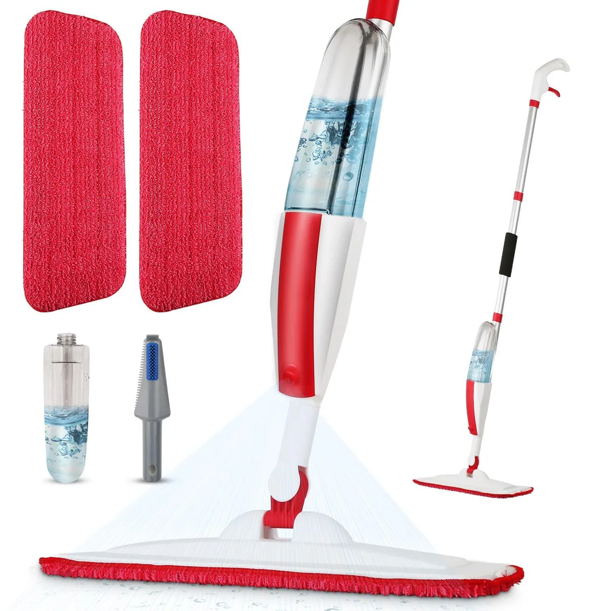 Panda Grip Spray Mop 50 inch 14 oz Bottle 2 Pads — product photo